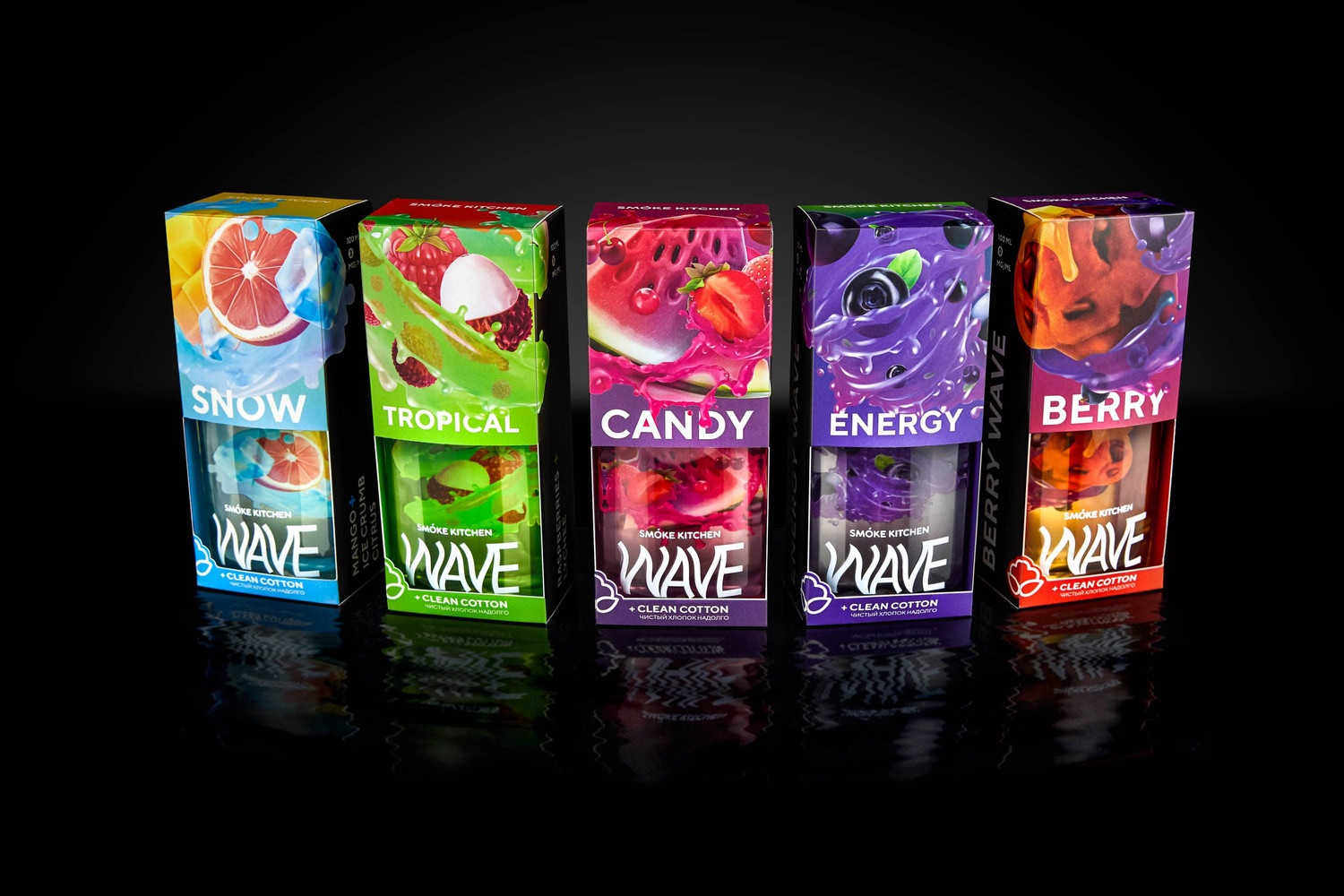 Жидкость WAVE SALT 30ml 20 mg ultra от Smoke Kitchen