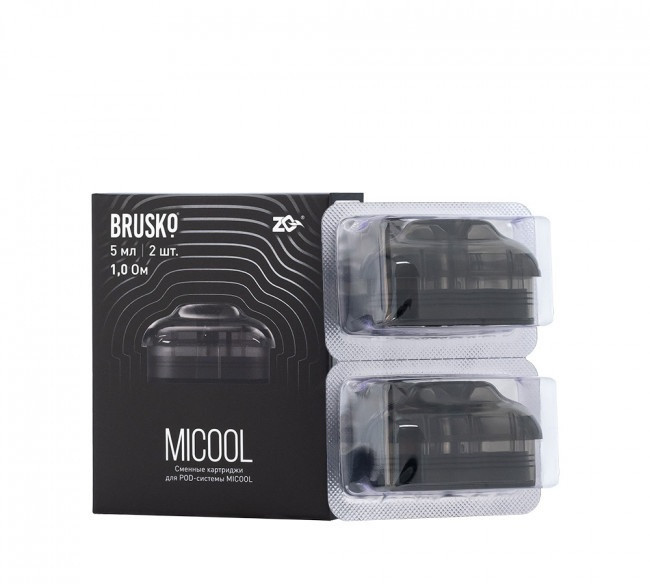 Картридж Brusko ZQ Micool 1.0 Ом 5 мл (2 шт/упаковка)