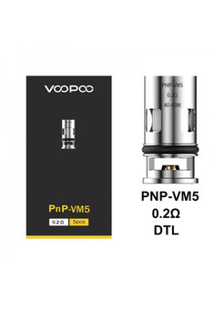Испаритель Voopoo PnP Coil (Original) VM5 0.2 Ом (5 шт/упаковка), изображение 1