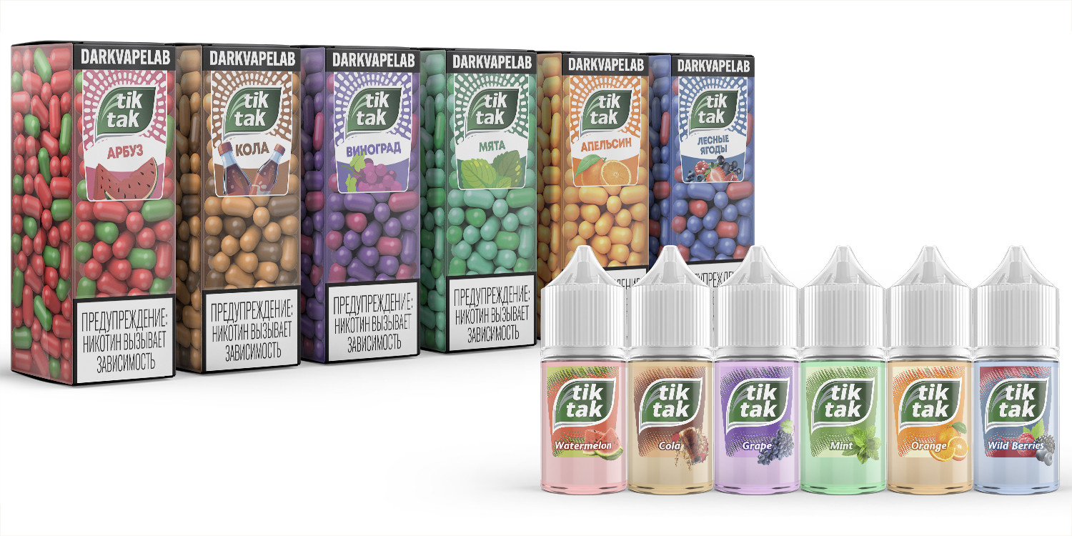 Жидкость DARKVAPELAB TIK TAK [30ML 20MG HARD]