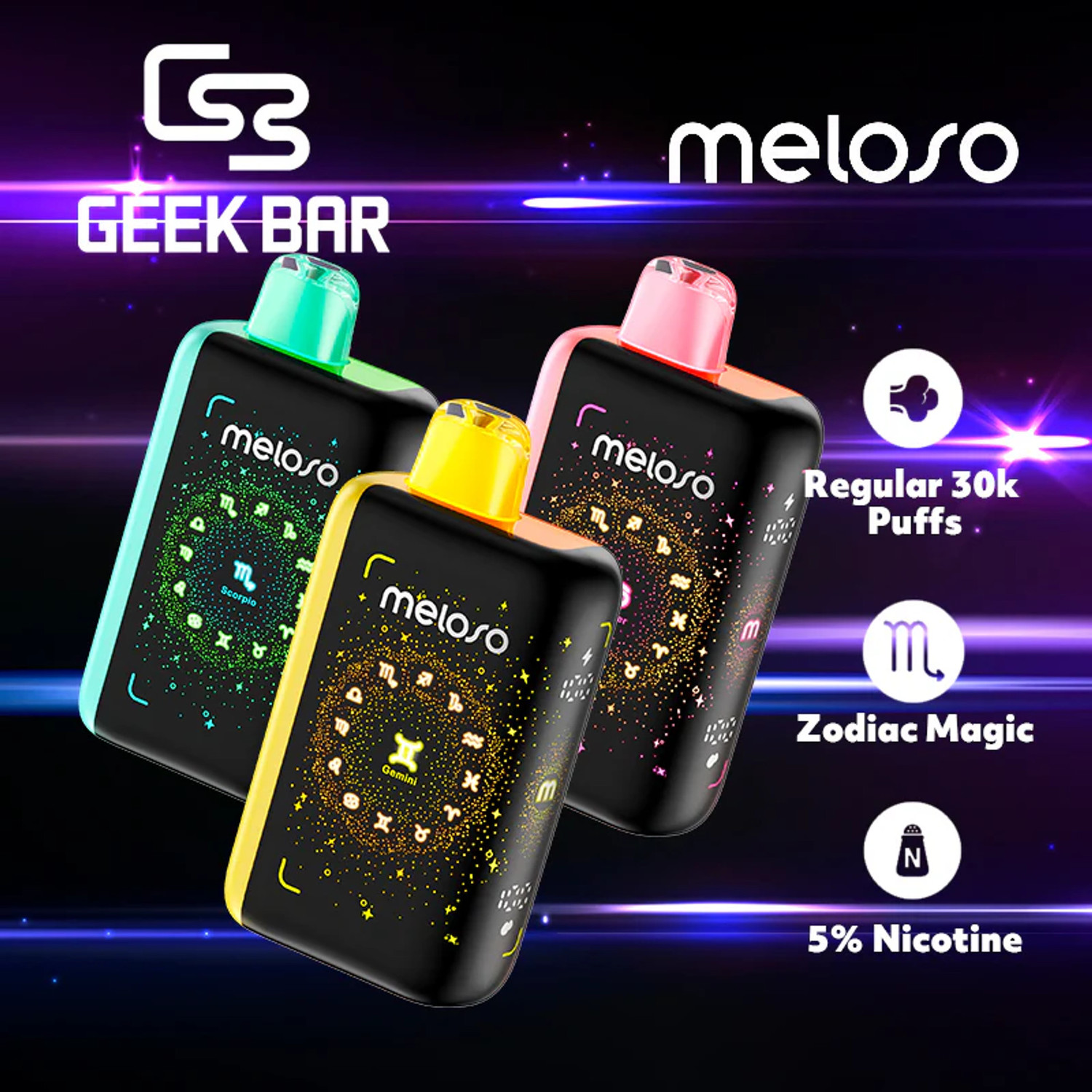GEEK BAR MELOSO 30000 затяжек