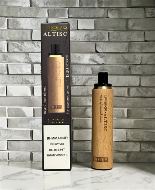 Laiska Altisc Notus - 1200 затяжек в деревянном корпусе