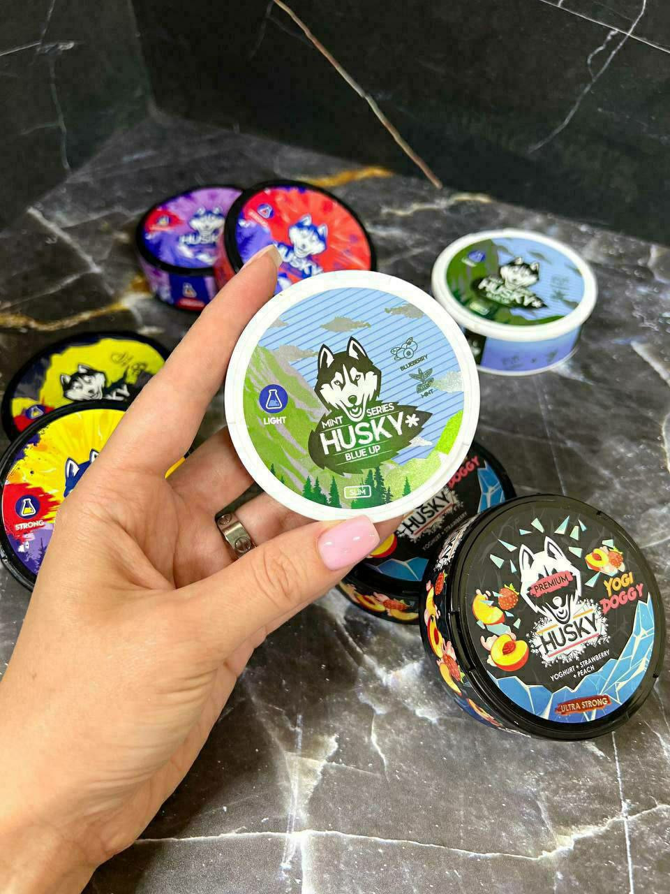 Жевательный табак HUSKY MINT SERIES [14GR 100MG LIGHT]