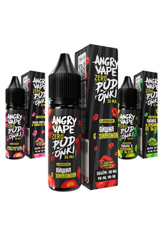Безникотиновая Жидкость Angry Vape & Podonki Zero 30 мл 0 мг, изображение 1