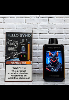 Hello Synix 30000 затяжек с возможностью принимать звонки, сообщения соцсетей, с сенсорным экраном и играми, изображение 1