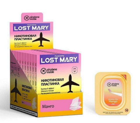 Никотиновые пластинки LOST MARY [20 шт,2 мг ]