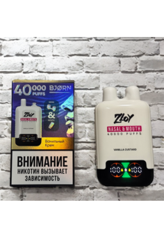 Bjorn Zloy Nasal & Mouth 40000 затяжек, изображение 1