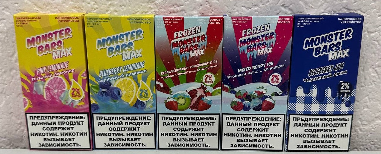Monster Bars Max 6000 затяжек