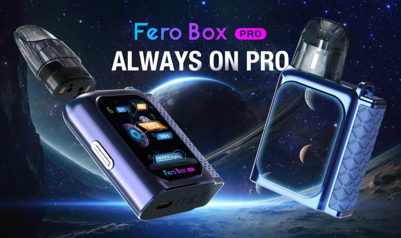 Кликните для увеличения изображения POD-система Suorin Fero Box Pro 1300mAh 30W — стиль и мощь в одном устройстве, изображение 2
