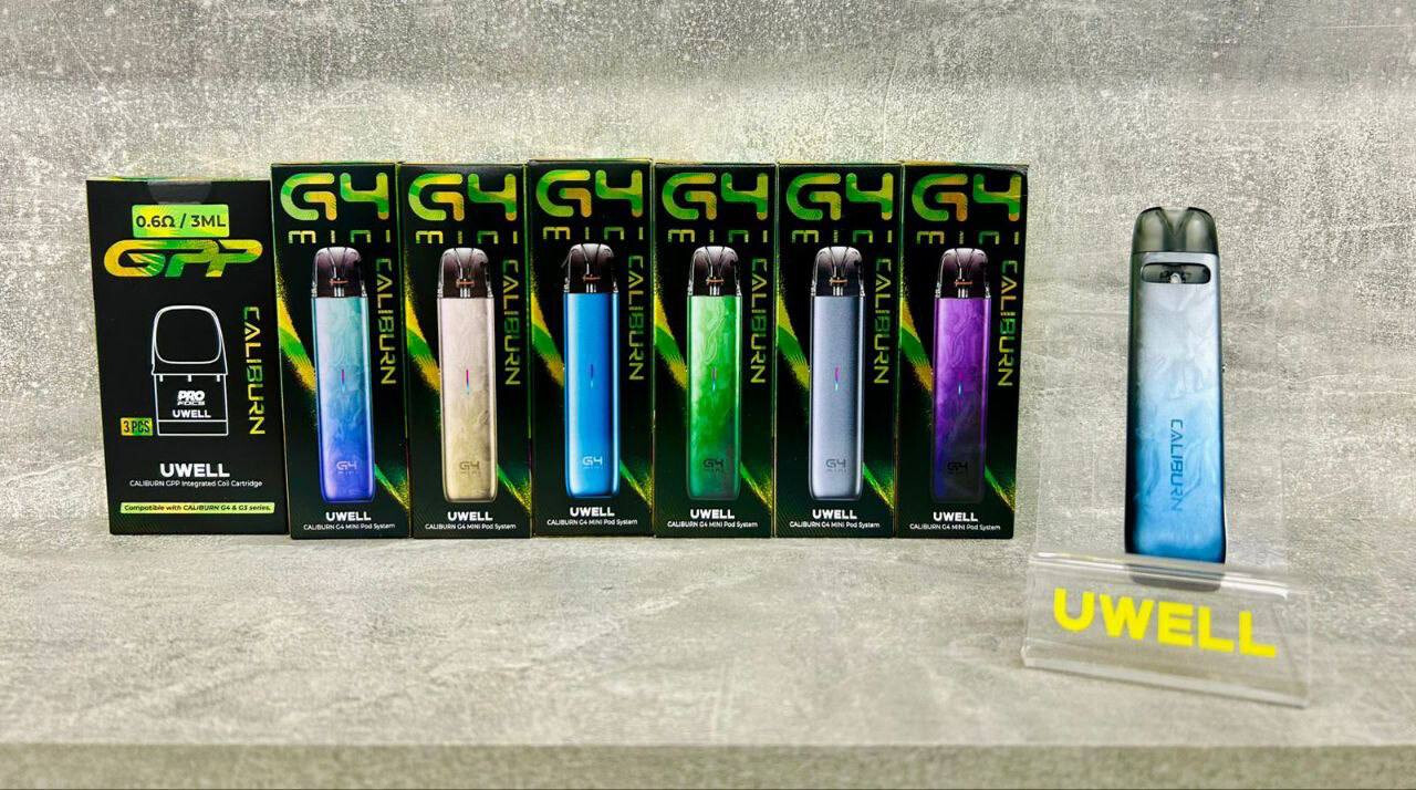Uwell Caliburn G4 Mini Pod System Kit 1100 мАч 35 Вт