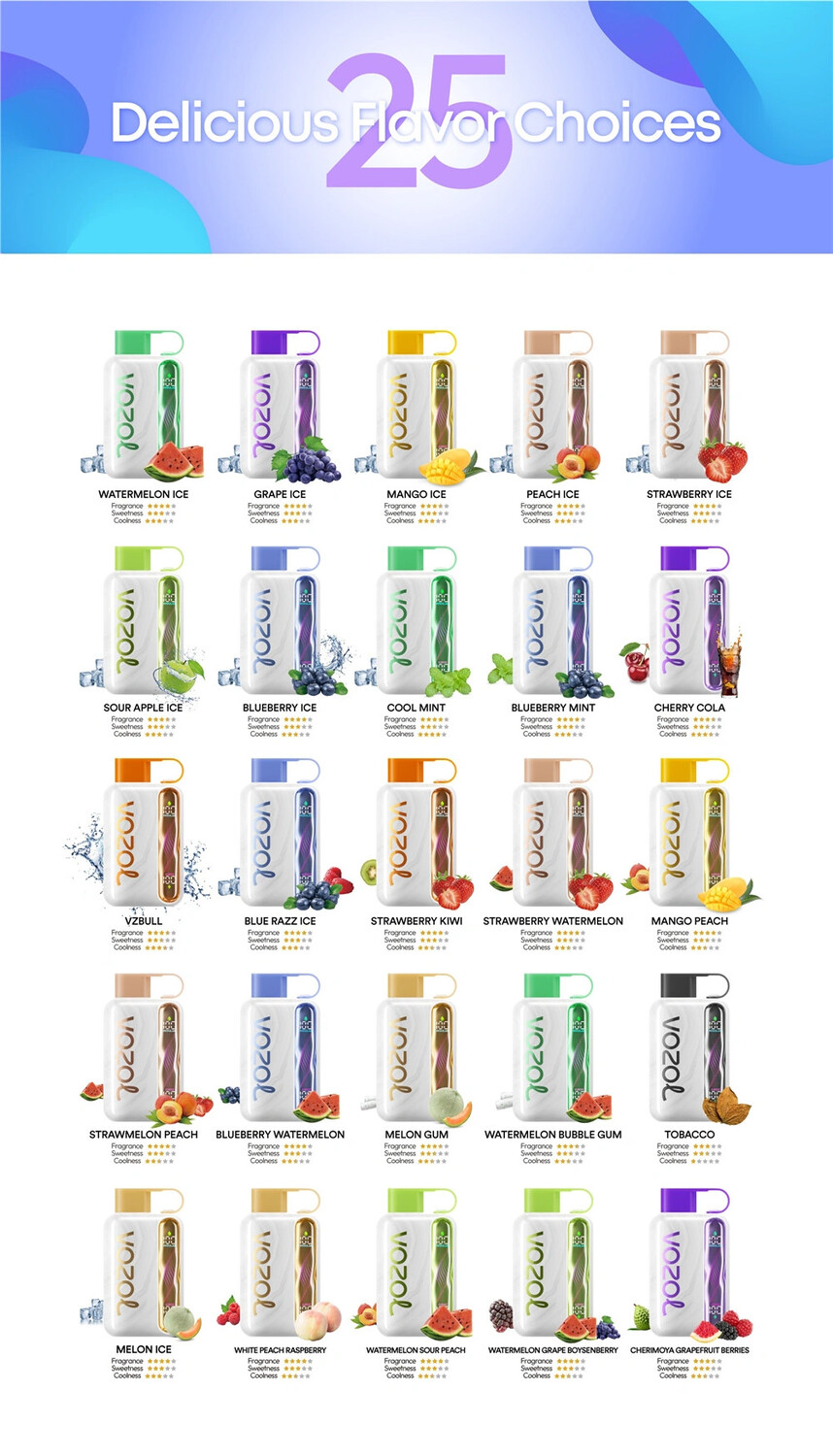 Кликните для увеличения изображения Vozol Star 40000 затяжек, изображение 3