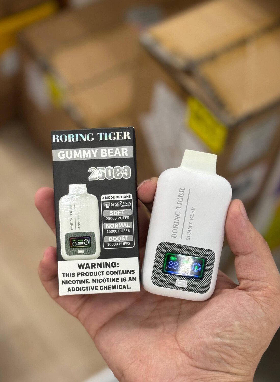 LUFFBAR Boring Tiger 25000 затяжек