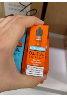 Премиальная жидкость D.L.T.A. TIFFANY 30ML 20MG ULTRA STRONG, изображение 1