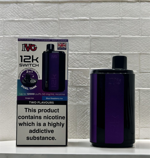 Ivg Dual Tank 12000 Switch - 12000 затяжек с двойными вкусами