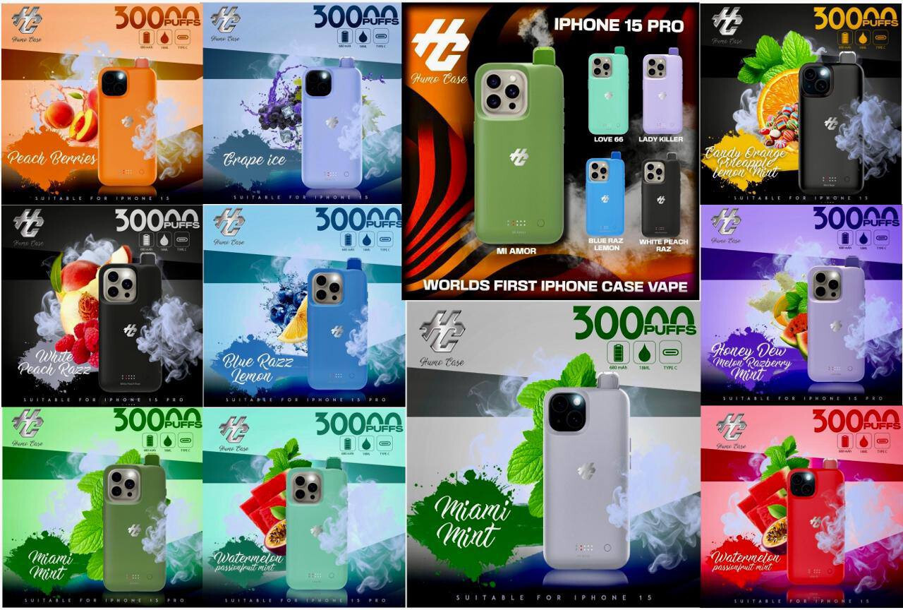Humo IPHONE 15 Pro Case 30000 затяжек