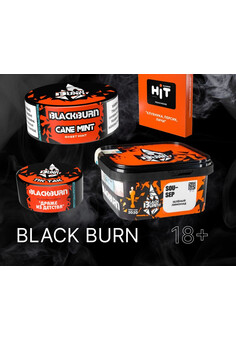 Табак для Кальяна BLACK BURN 200g, изображение 1