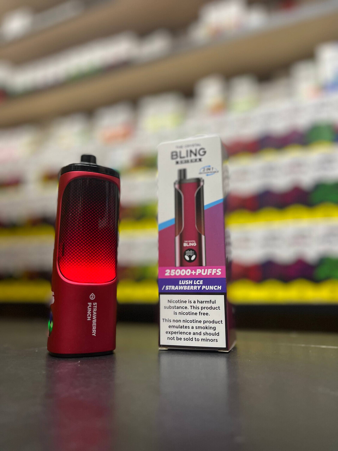 The Crystal Bling Shisha 25000 - 25000 затяжек с переключателем вкуса, изображение 2