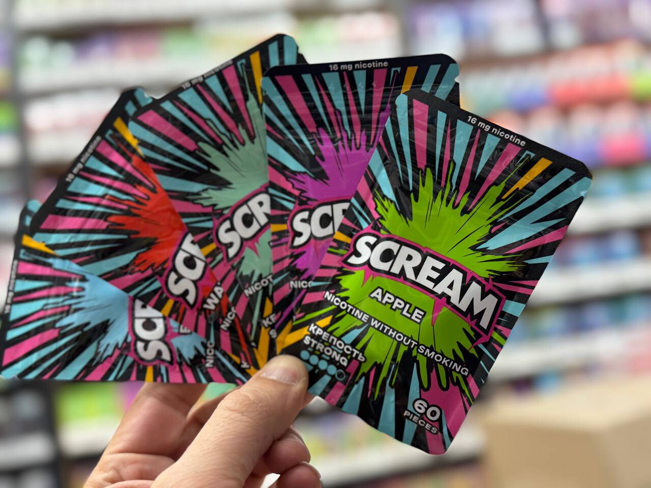 Никотиновые пластинки SCREAM