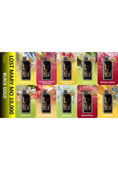 Lost Mary MO 10000 Black Gold - 10000 затяжек, изображение 1